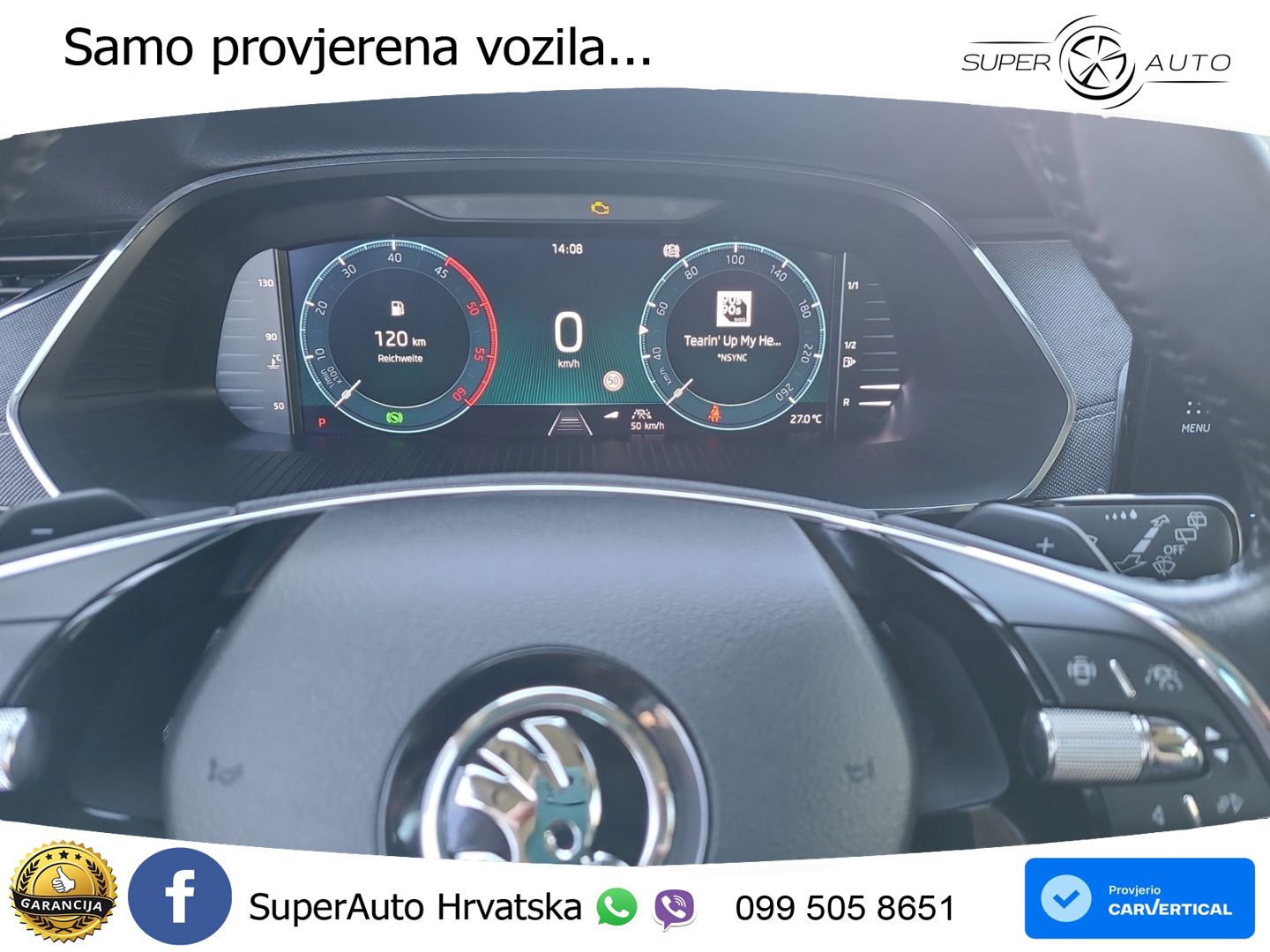 Škoda Octavia Combi 2.0 TDI (150 KS) DSG MATRIX+GR SJED+KAM