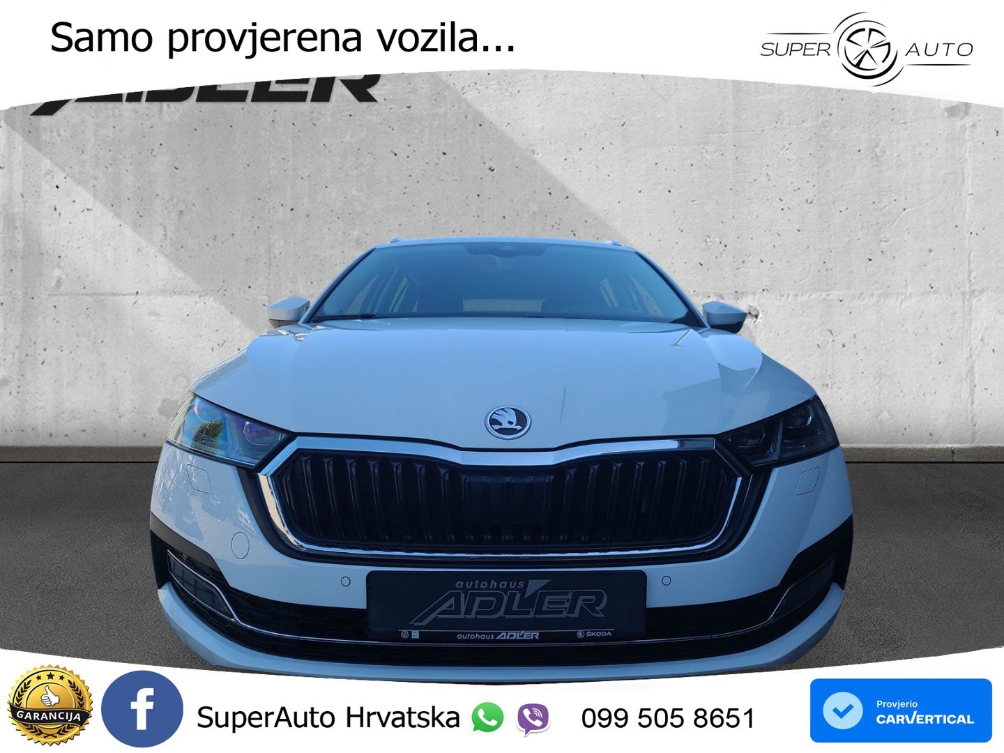 Škoda Octavia Combi 2.0 TDI (150 KS) DSG MATRIX+GR SJED+KAM