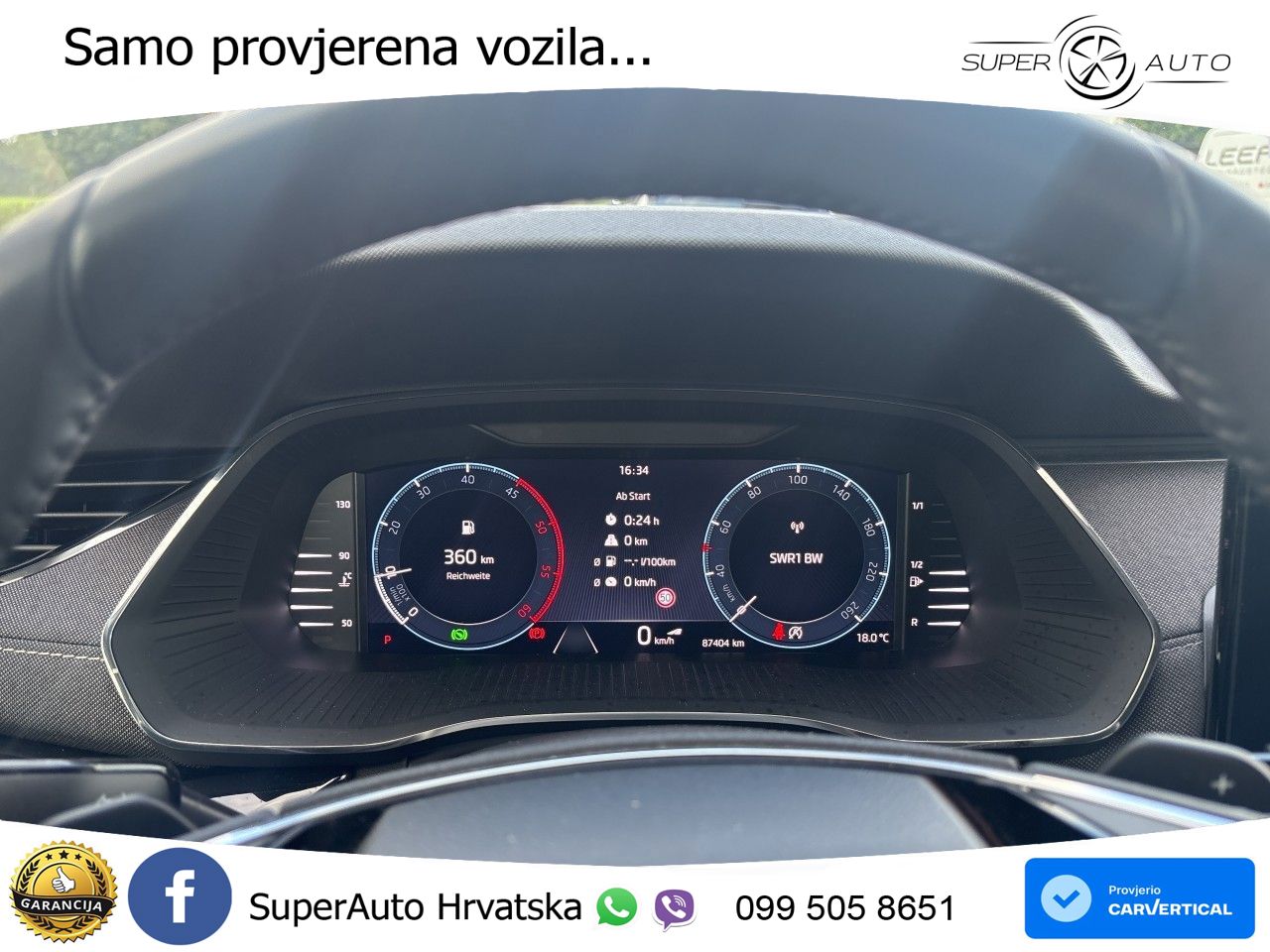 Škoda Octavia Combi 2.0 TDI (150 KS) DSG LED+GR SJED+ACC