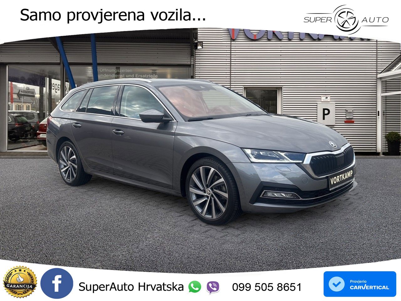 Škoda Octavia Combi 2.0 TDI (150 KS) DSG LED+GR SJED+ACC
