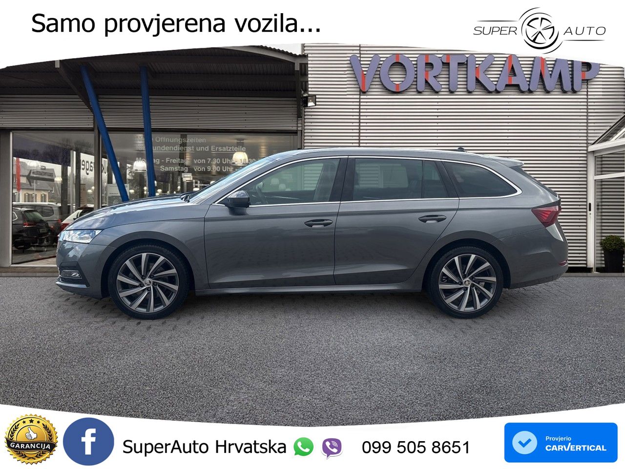Škoda Octavia Combi 2.0 TDI (150 KS) DSG LED+GR SJED+ACC