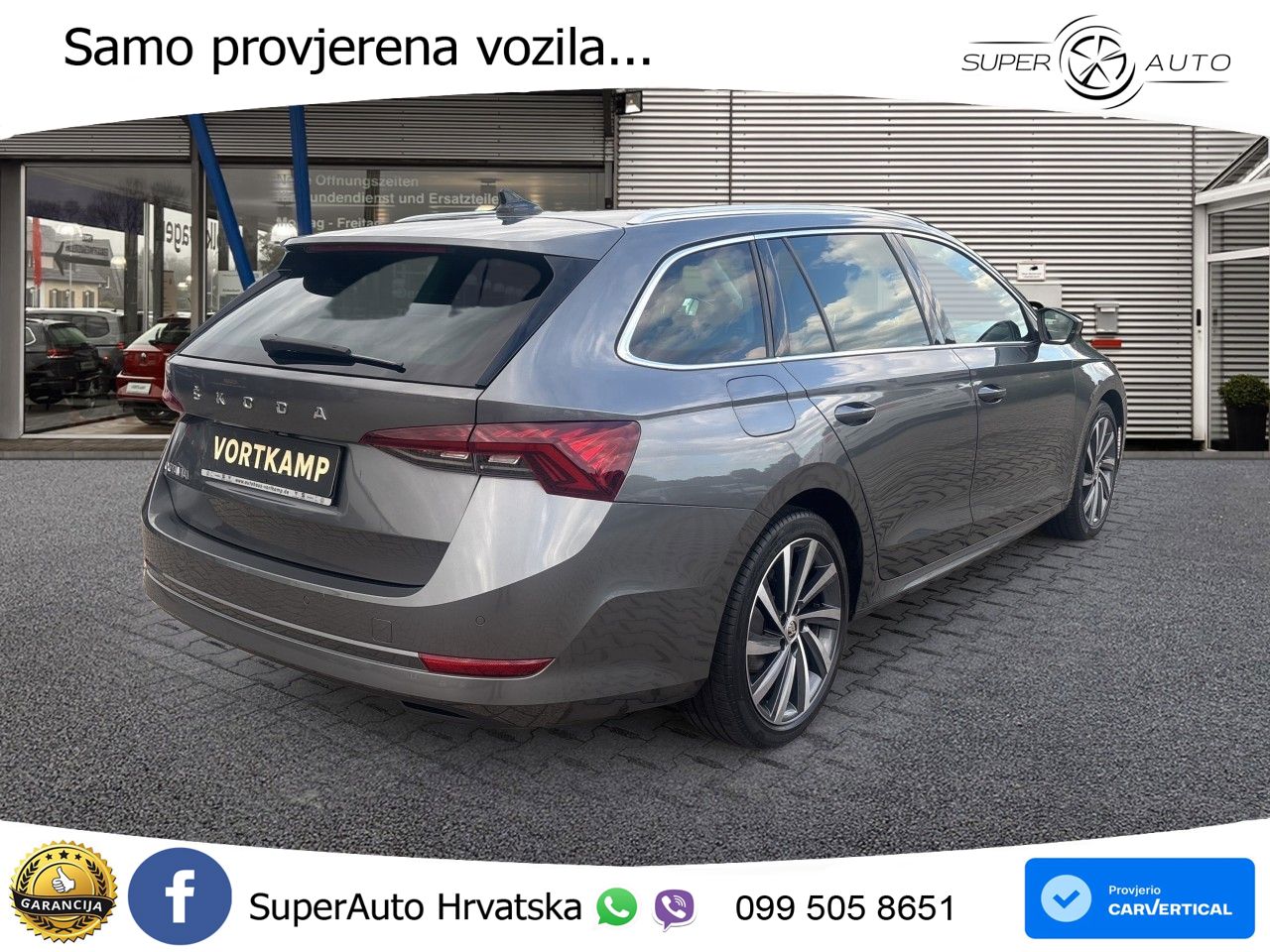 Škoda Octavia Combi 2.0 TDI (150 KS) DSG LED+GR SJED+ACC
