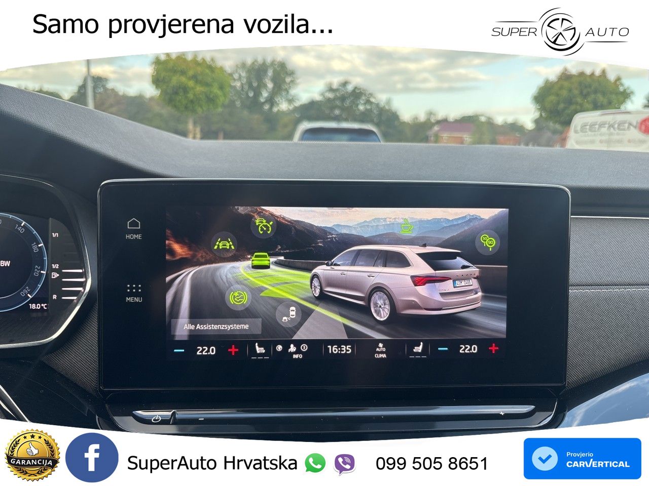 Škoda Octavia Combi 2.0 TDI (150 KS) DSG LED+GR SJED+ACC