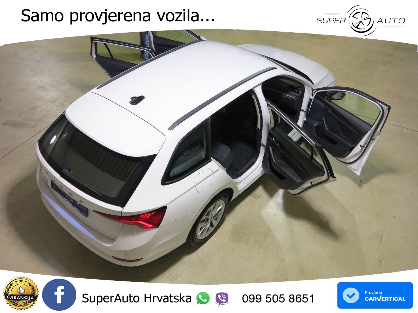 Škoda Octavia Combi 2.0 TDI (150 KS) DSG LED+GR SJED+ACC