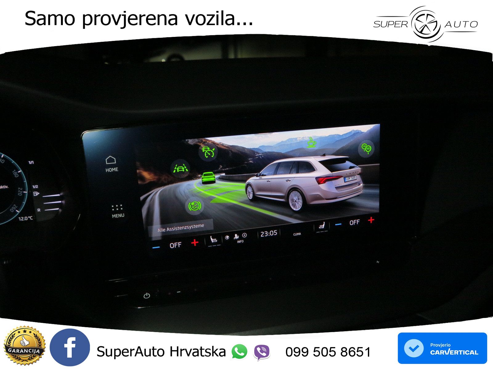 Škoda Octavia Combi 2.0 TDI (150 KS) DSG LED+GR SJED+ACC