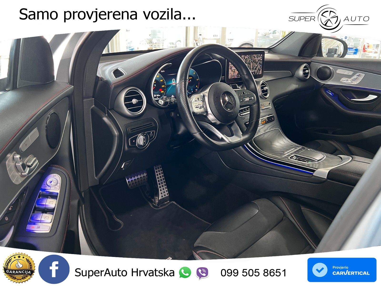 Mercedes GLC 300d (245 KS) 4MATIC G-TRONIC AMG LED+GR SJED+ACC