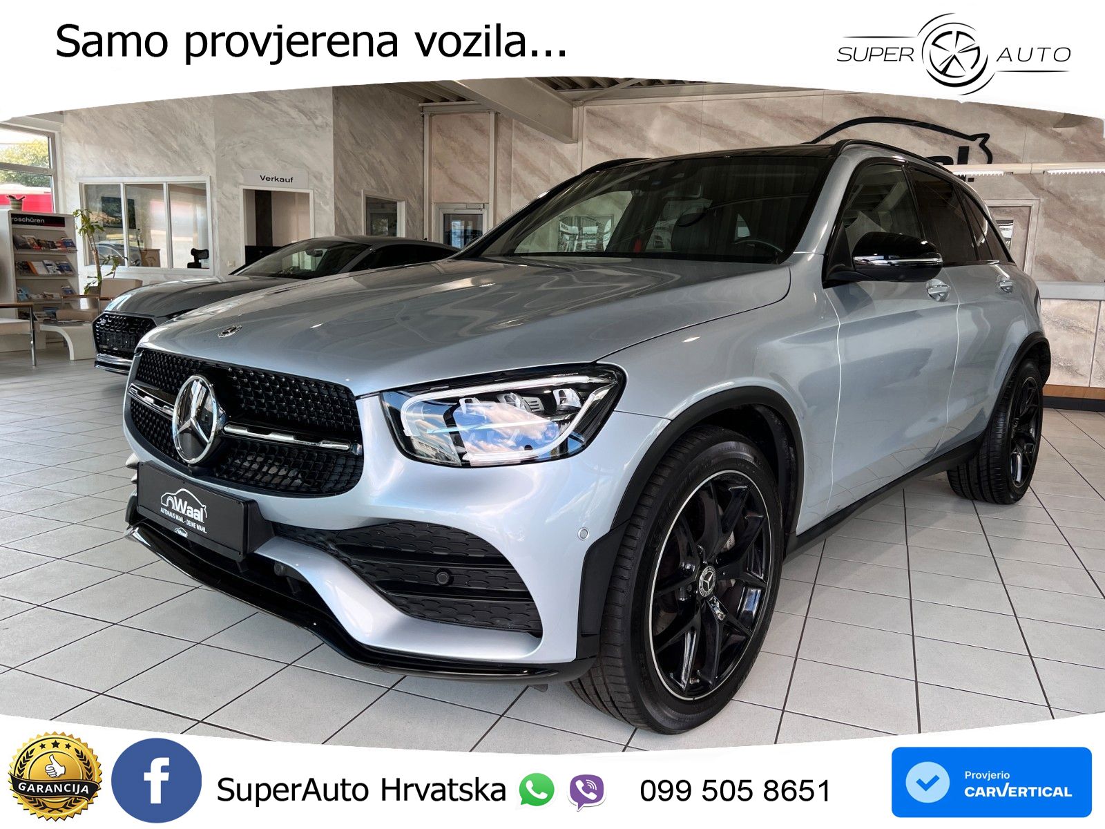 Mercedes GLC 300d (245 KS) 4MATIC G-TRONIC AMG LED+GR SJED+ACC