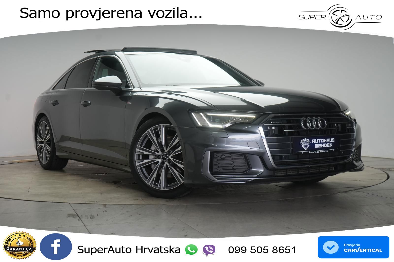 Audi A6 45 TDI V6 (231 KS) quattro Tiptronic S line LED+GR SJED+ACC