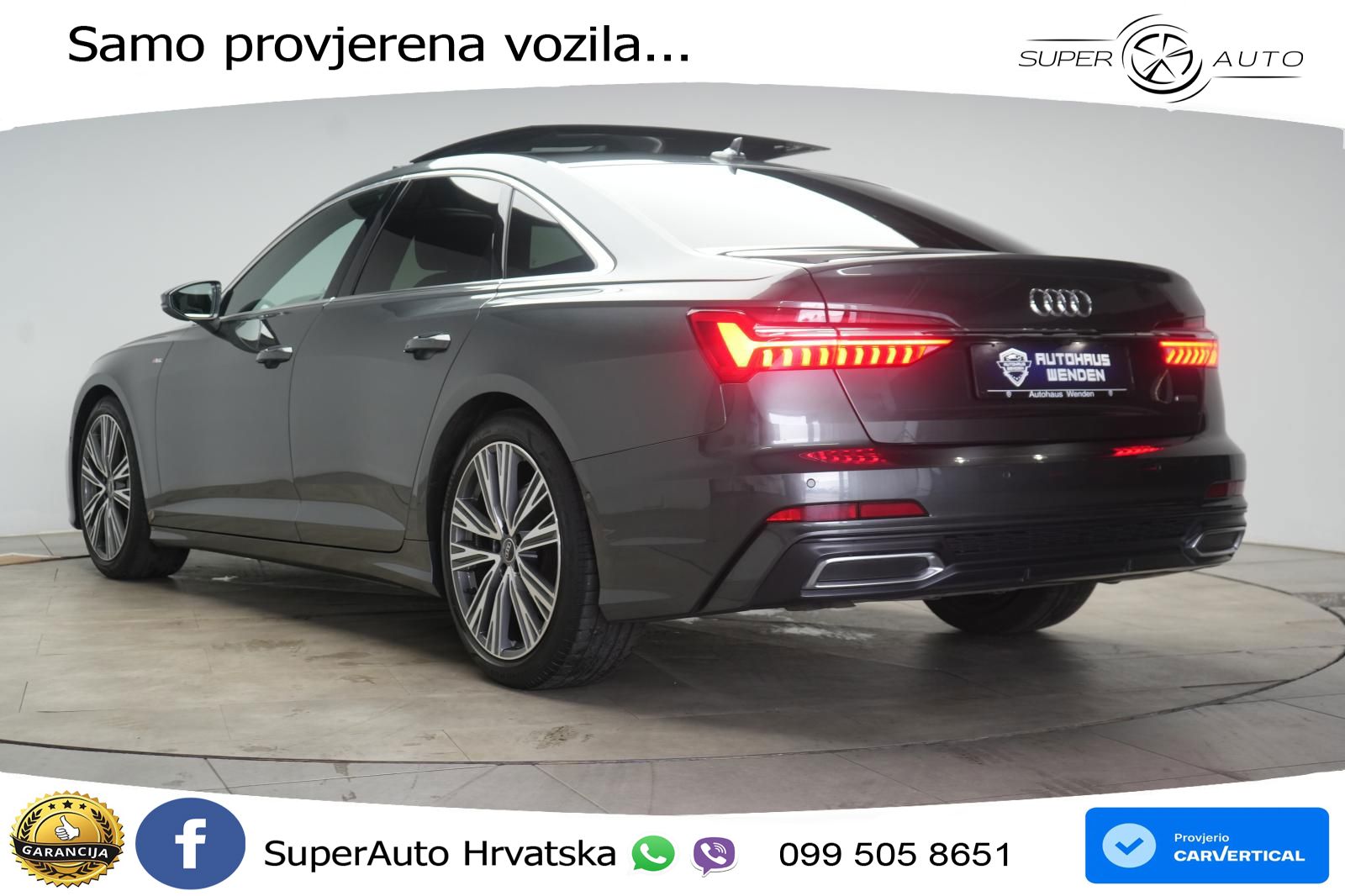 Audi A6 45 TDI V6 (231 KS) quattro Tiptronic S line LED+GR SJED+ACC