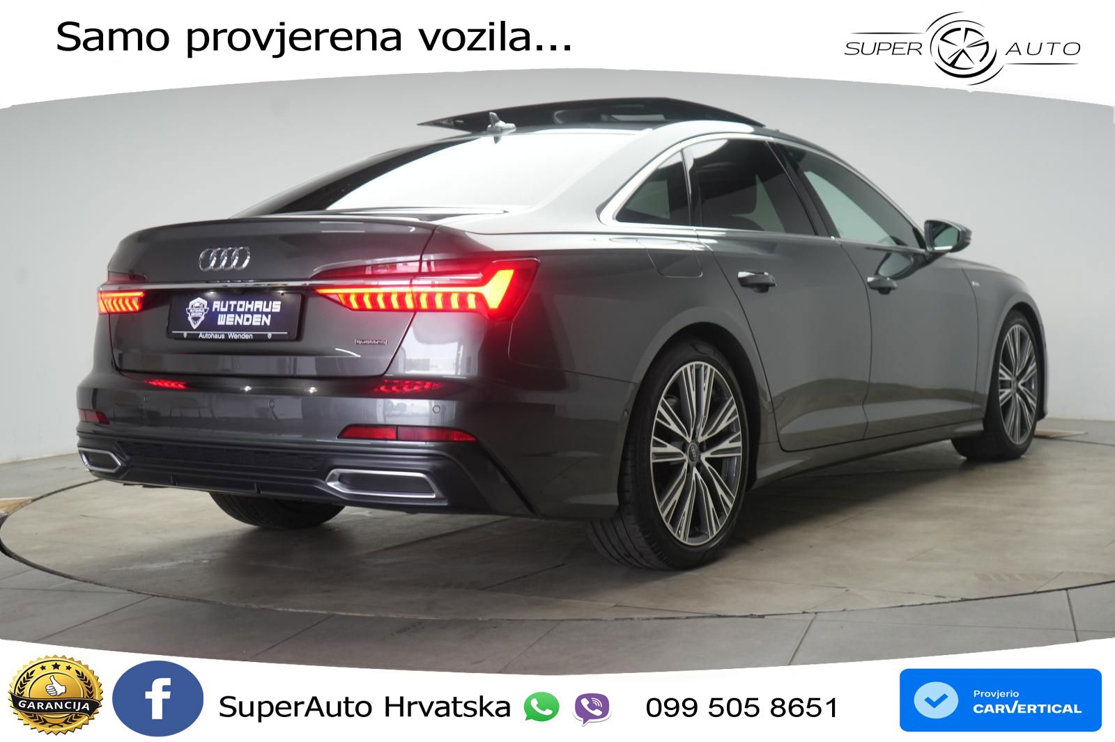 Audi A6 45 TDI V6 (231 KS) quattro Tiptronic S line LED+GR SJED+ACC