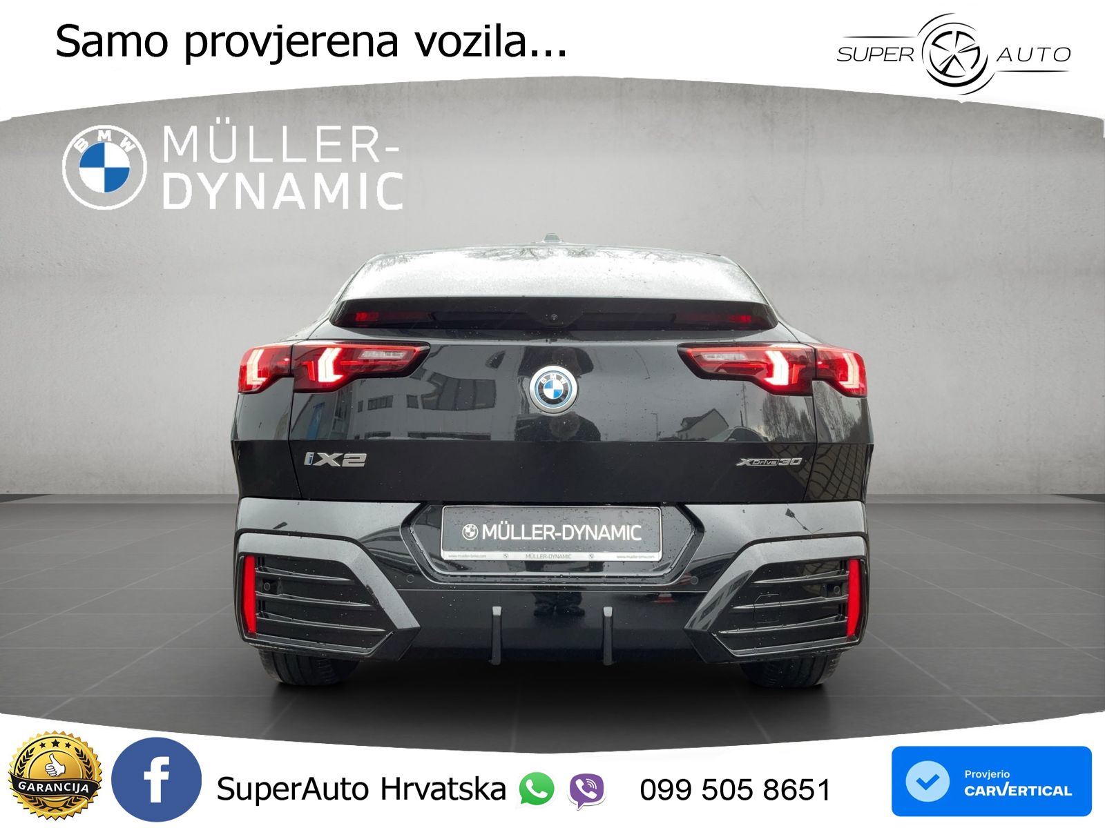 BMW iX2 66.5 kWh (313 KS) xDrive30