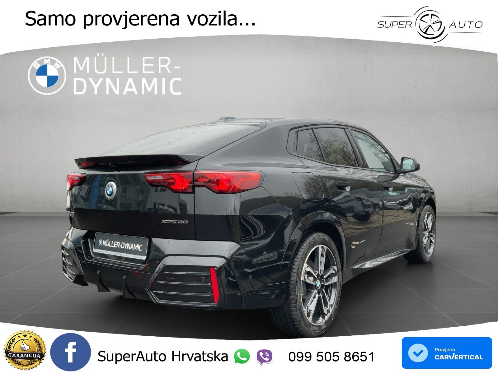 BMW iX2 66.5 kWh (313 KS) xDrive30