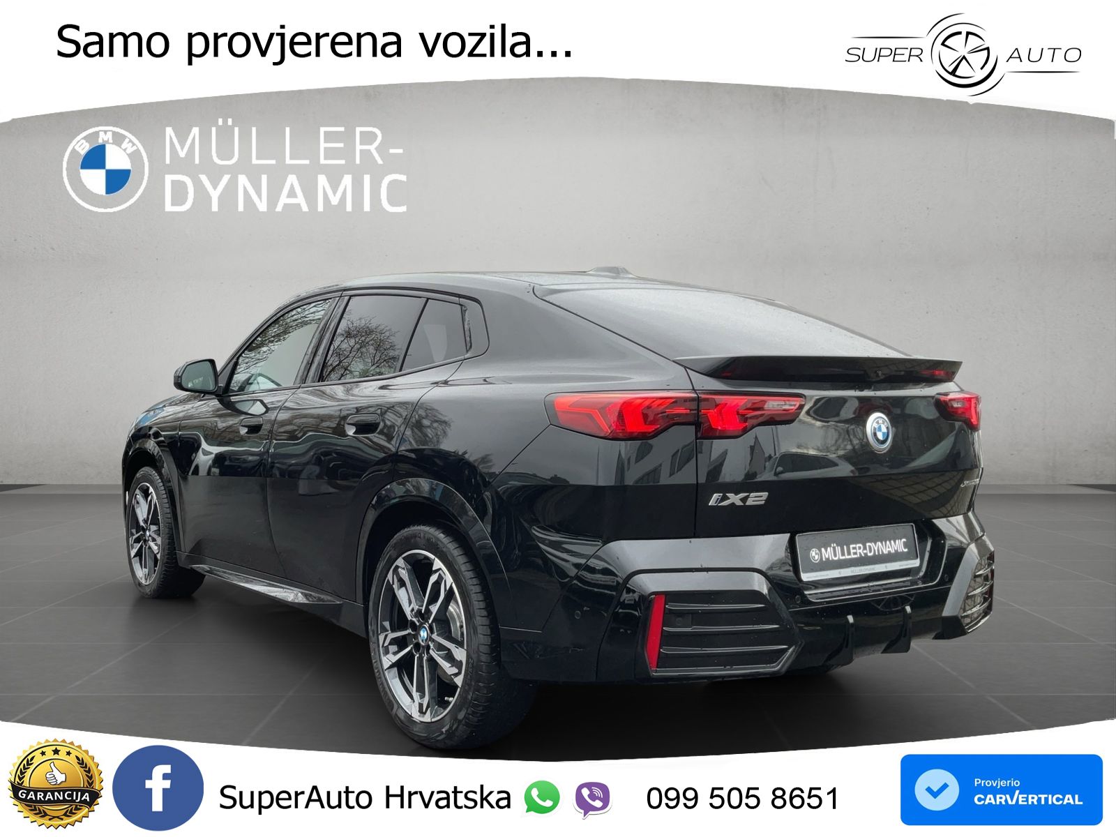 BMW iX2 66.5 kWh (313 KS) xDrive30