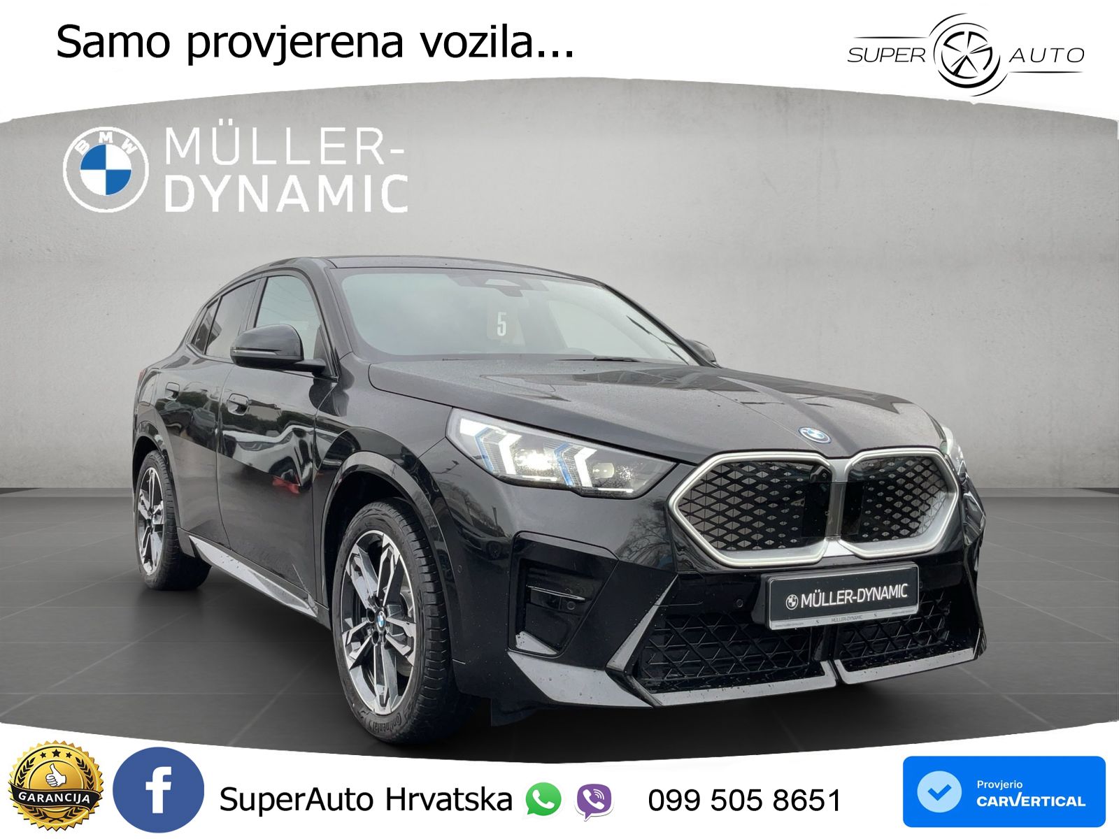 BMW iX2 66.5 kWh (313 KS) xDrive30