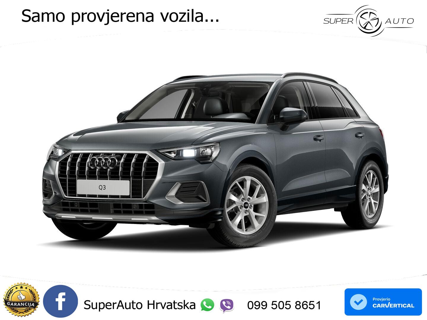 Audi Q3 35 TFSI (150 KS) S tronic advanced LED+GR SJED+ACC