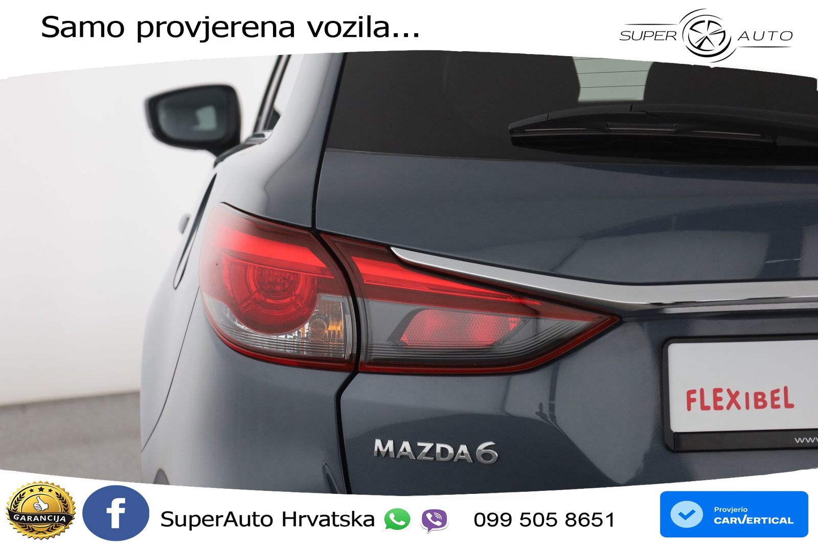 Mazda 6 Sport Combi 2.0 SKYACTIV-G (165 KS) SKYACTIV-Drive LED+GR SJED+ACC