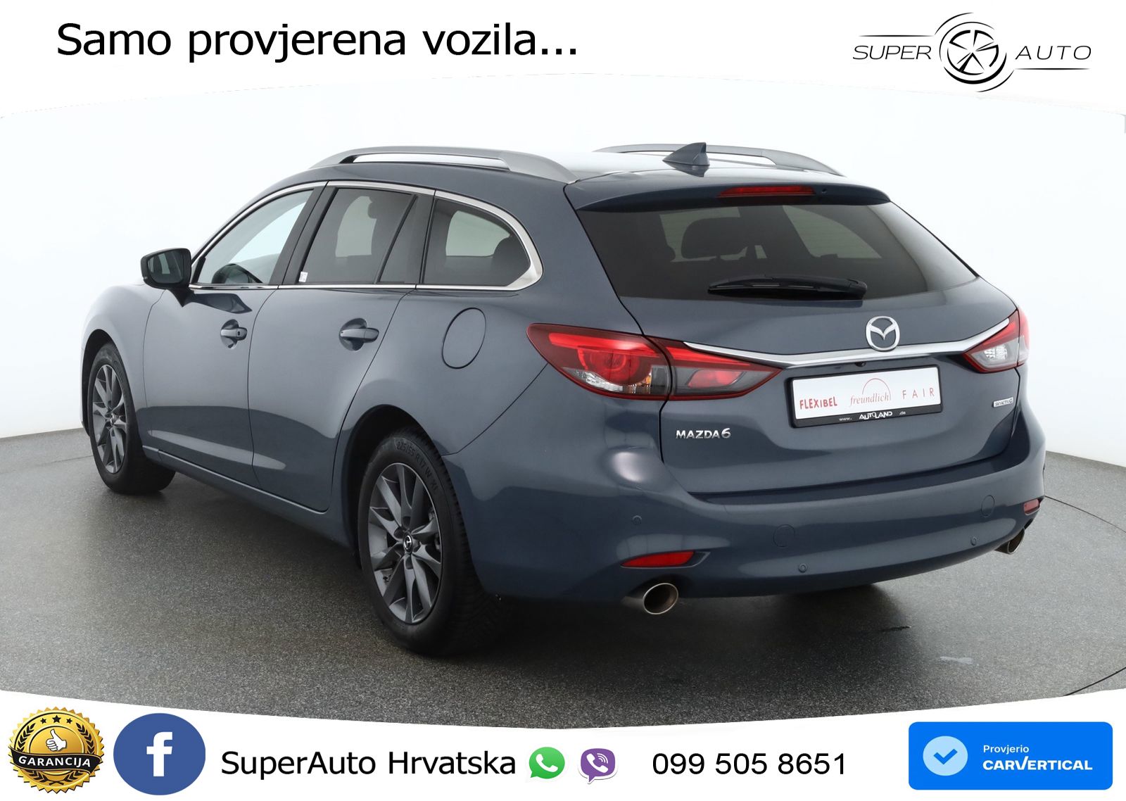 Mazda 6 Sport Combi 2.0 SKYACTIV-G (165 KS) SKYACTIV-Drive LED+GR SJED+ACC