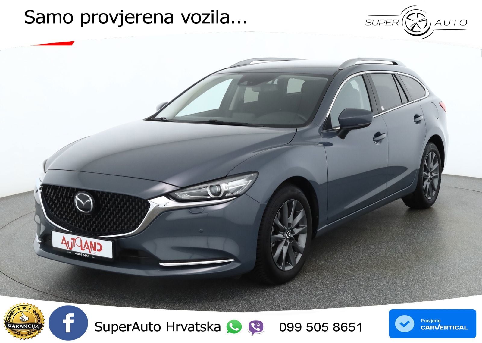 Mazda 6 Sport Combi 2.0 SKYACTIV-G (165 KS) SKYACTIV-Drive LED+GR SJED+ACC