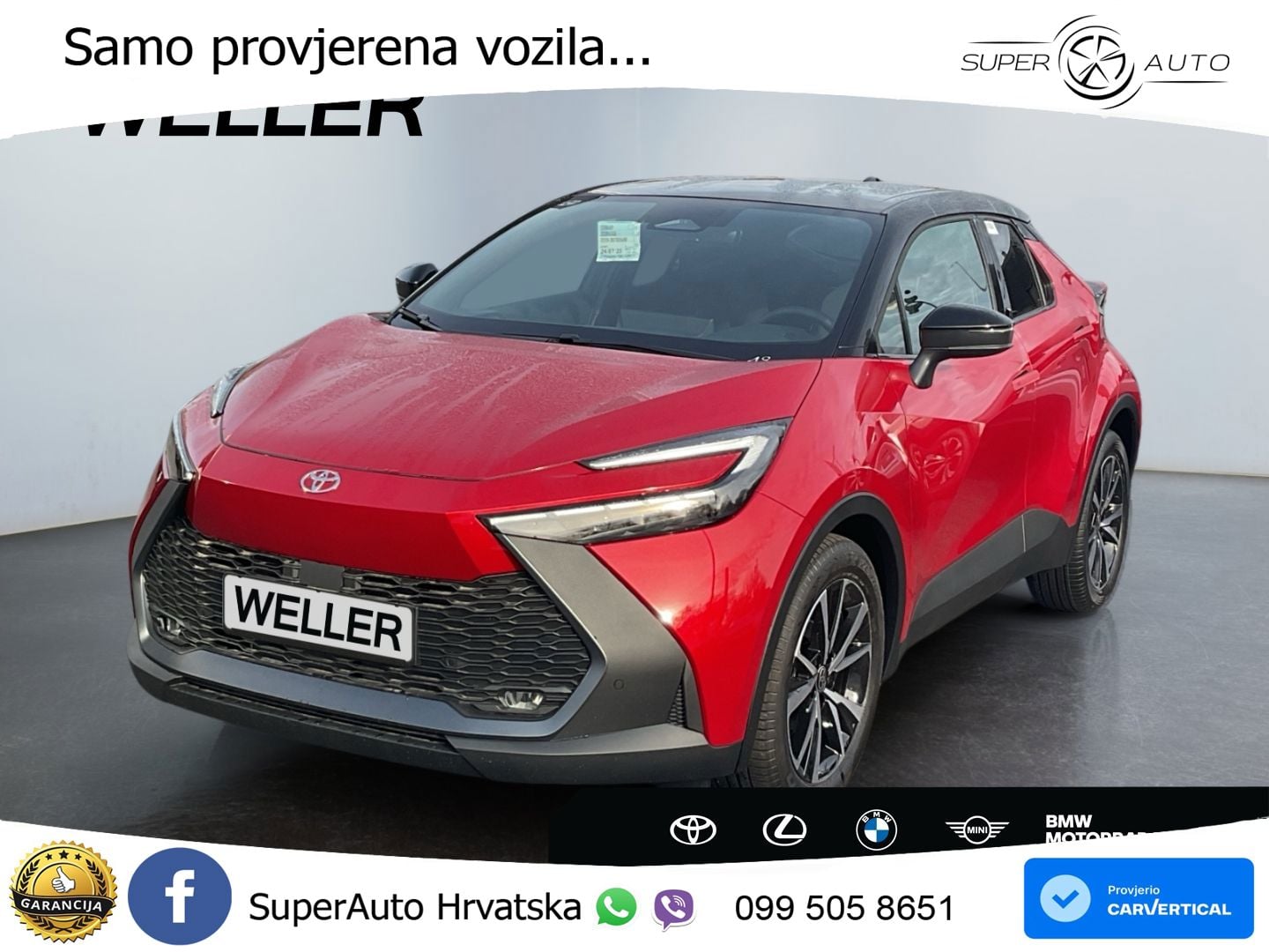 Toyota C-HR 1.8 (140 KS) Hybrid e-CVT Teamplayer LED+GR SJED+ACC