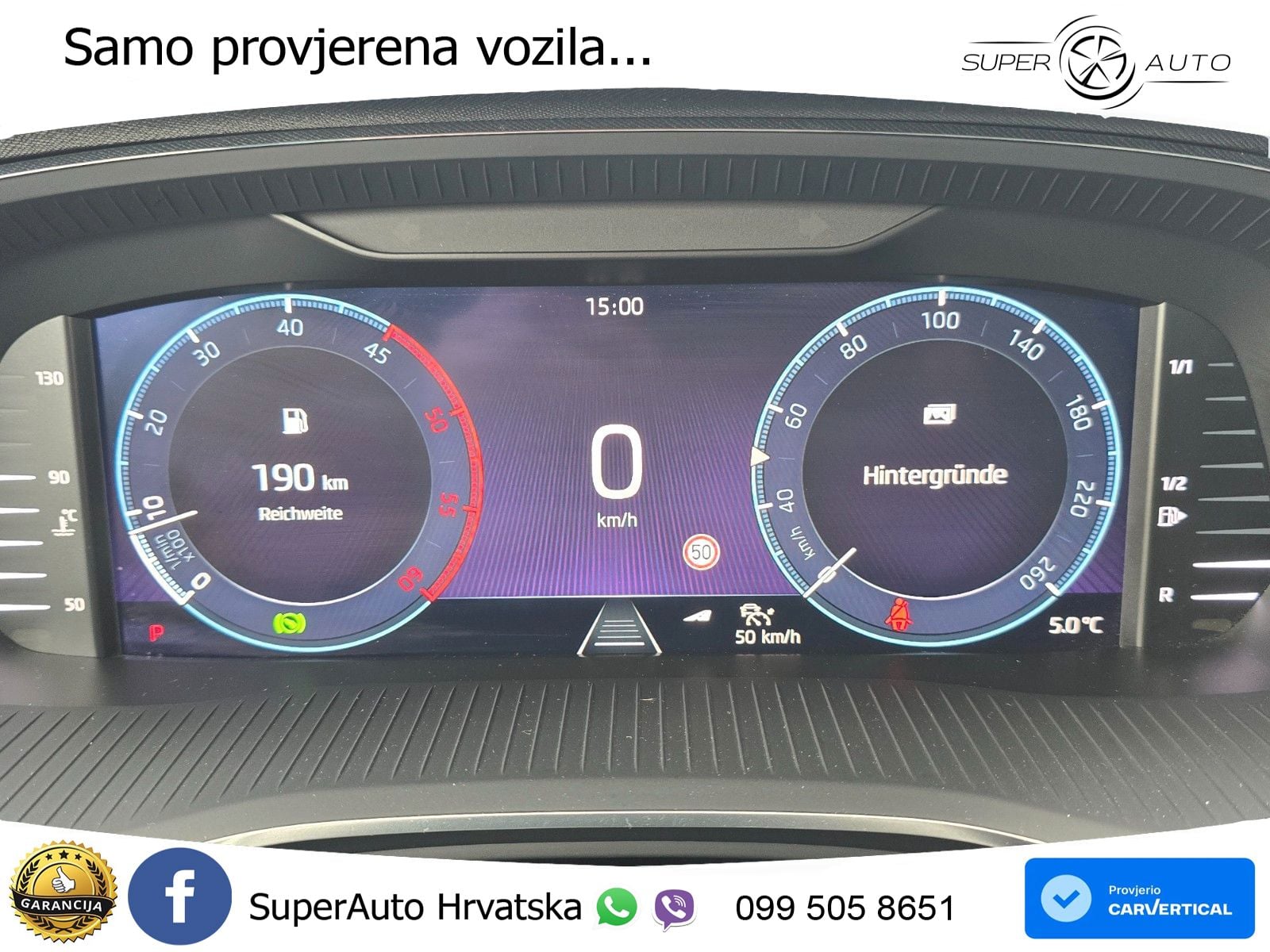 Škoda Octavia Combi 2.0 TDI (150 KS) DSG SportLine LED+GR SJED+ACC
