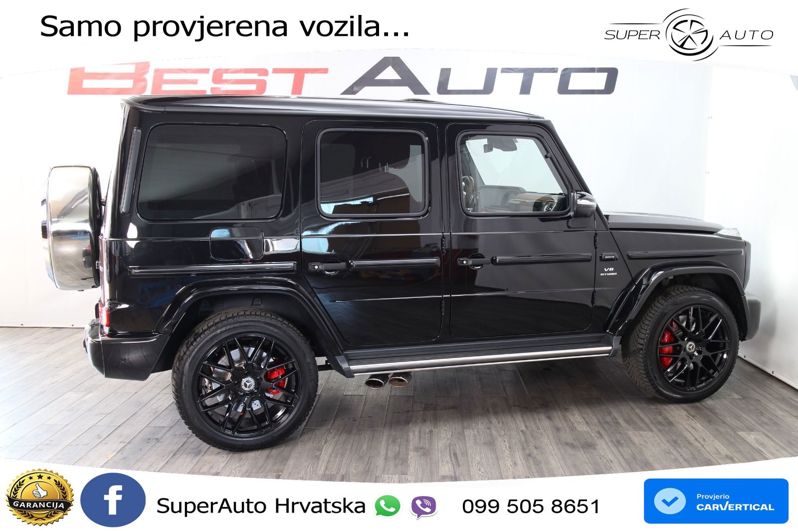 Mercedes AMG G 63 Long V8 (585 KS) 4MATIC 9G-TRONIC AMG SPEEDSHIFT TCT LED+GR SJED+ACC