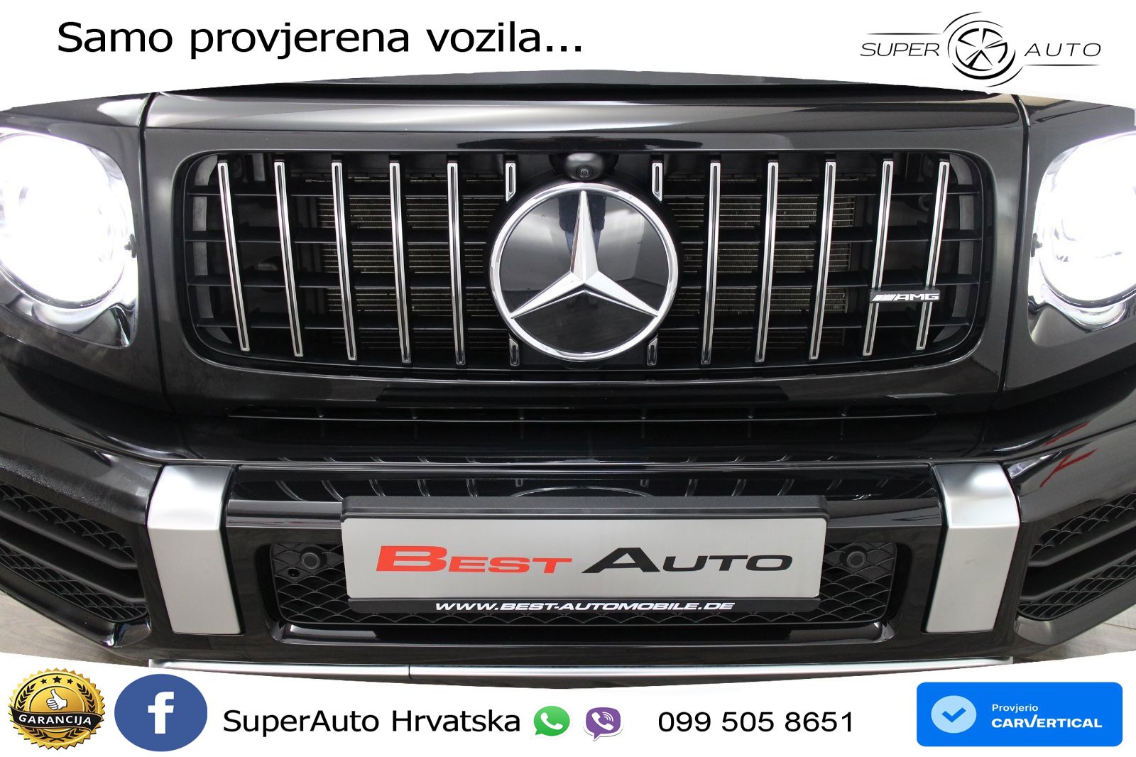 Mercedes AMG G 63 Long V8 (585 KS) 4MATIC 9G-TRONIC AMG SPEEDSHIFT TCT LED+GR SJED+ACC