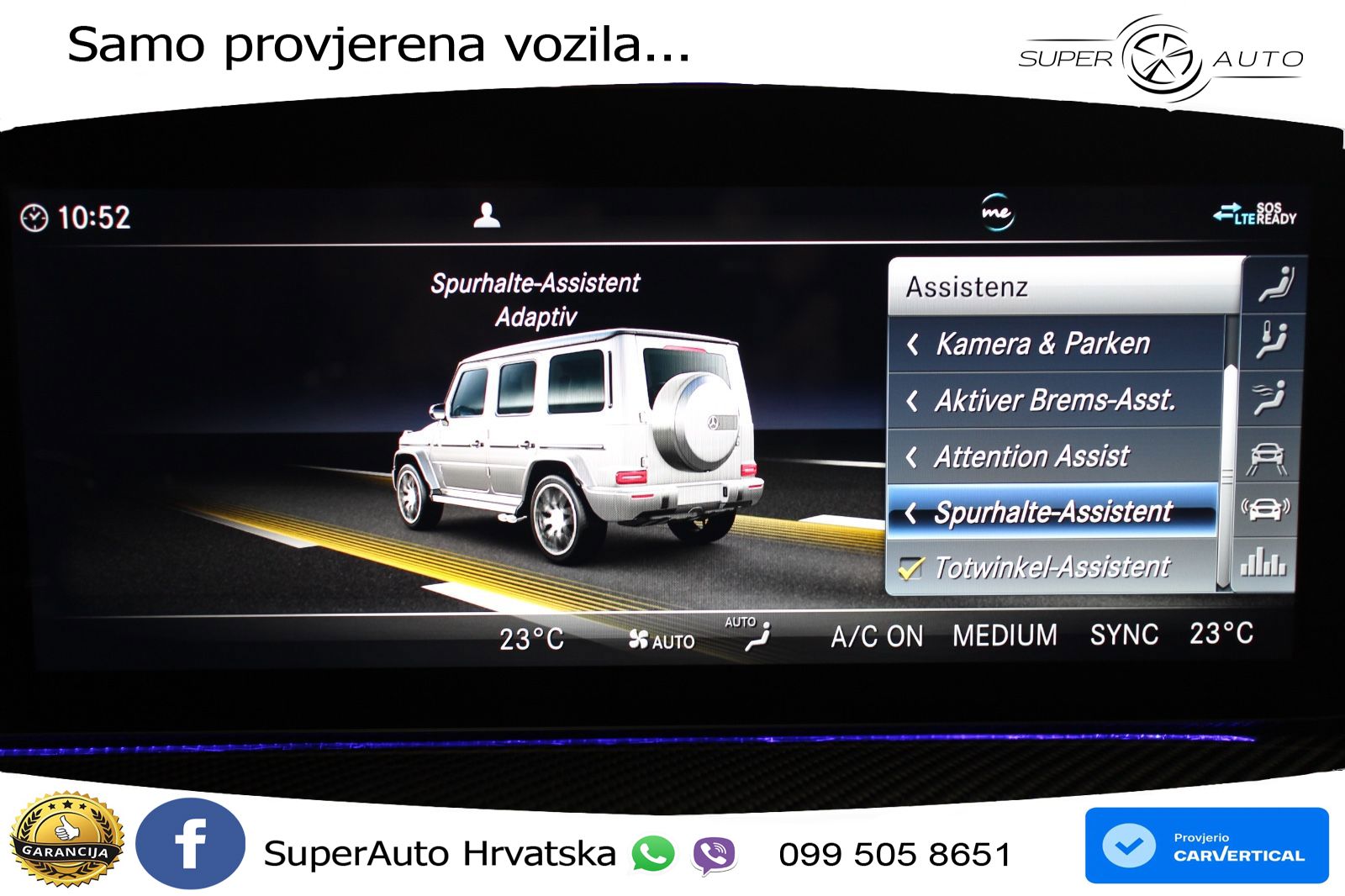 Mercedes AMG G 63 Long V8 (585 KS) 4MATIC 9G-TRONIC AMG SPEEDSHIFT TCT LED+GR SJED+ACC