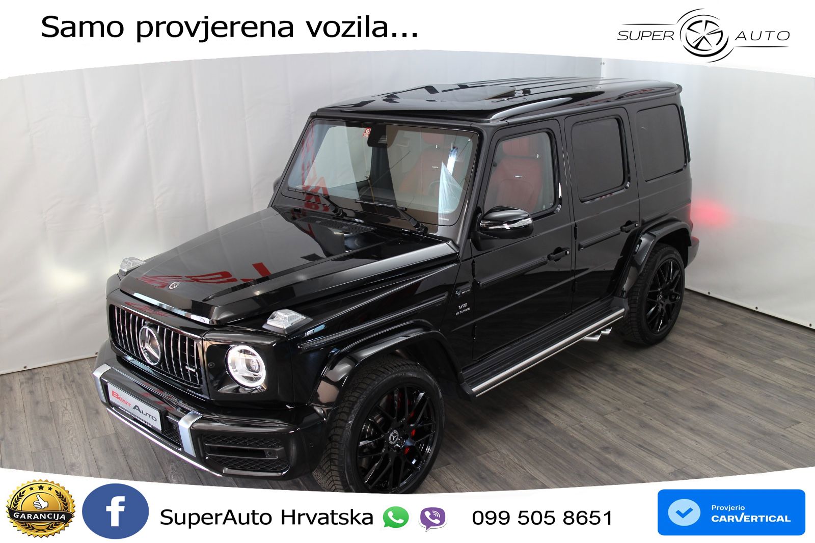 Mercedes AMG G 63 Long V8 (585 KS) 4MATIC 9G-TRONIC AMG SPEEDSHIFT TCT LED+GR SJED+ACC