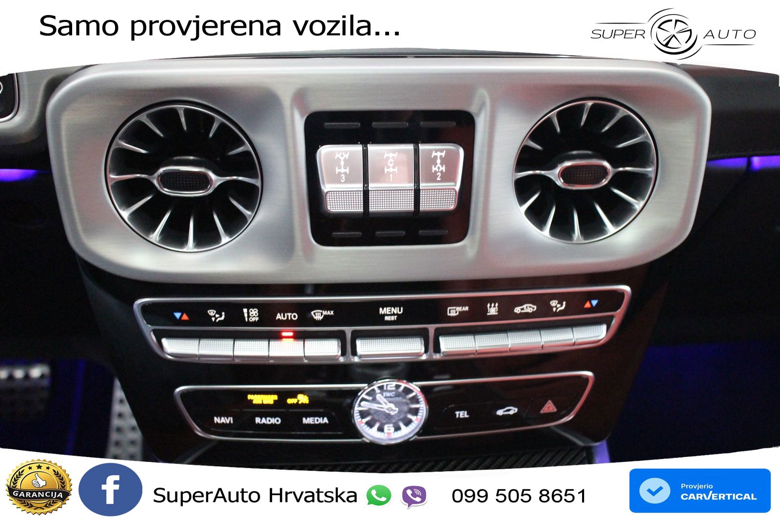 Mercedes AMG G 63 Long V8 (585 KS) 4MATIC 9G-TRONIC AMG SPEEDSHIFT TCT LED+GR SJED+ACC