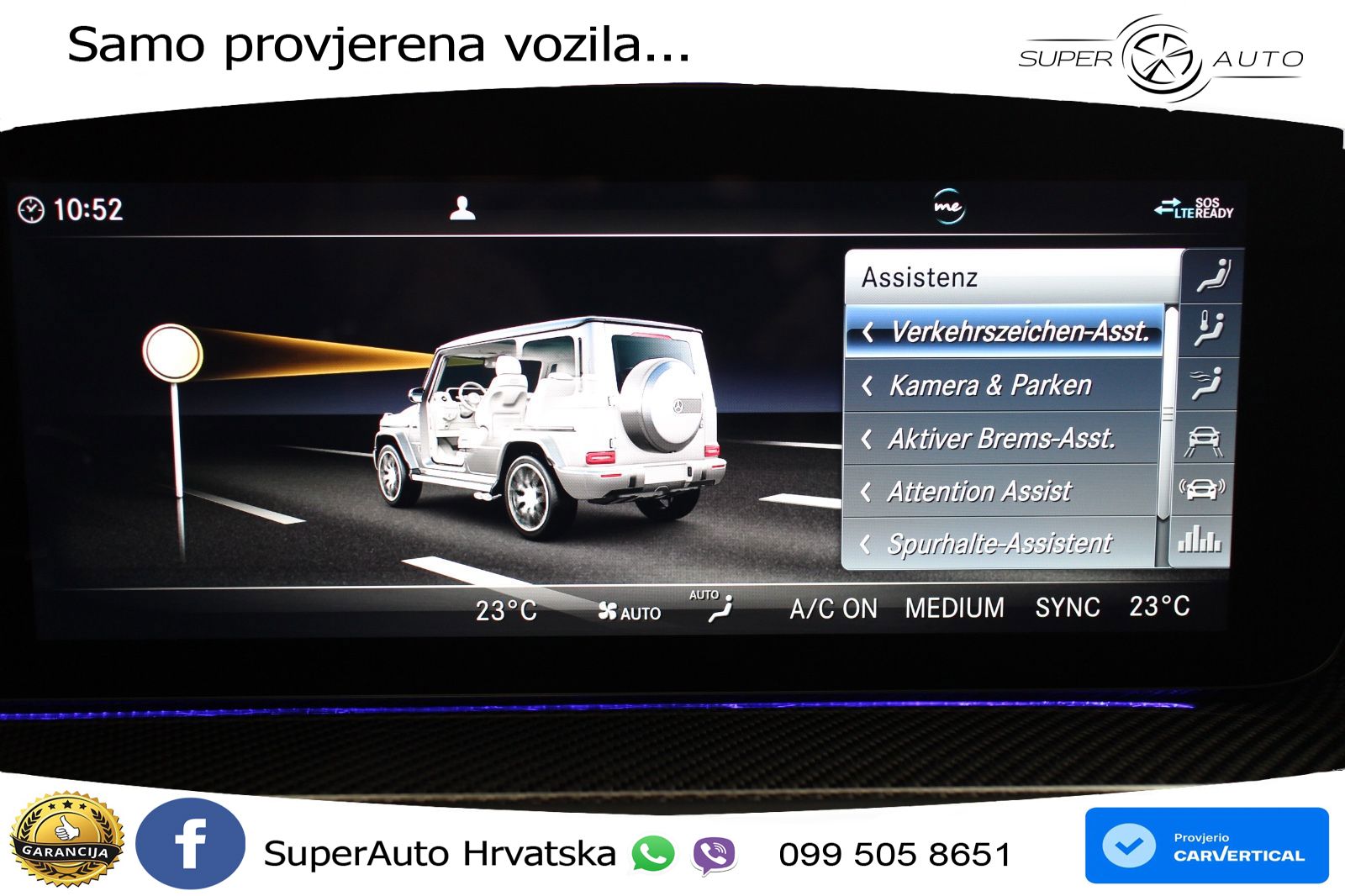 Mercedes AMG G 63 Long V8 (585 KS) 4MATIC 9G-TRONIC AMG SPEEDSHIFT TCT LED+GR SJED+ACC