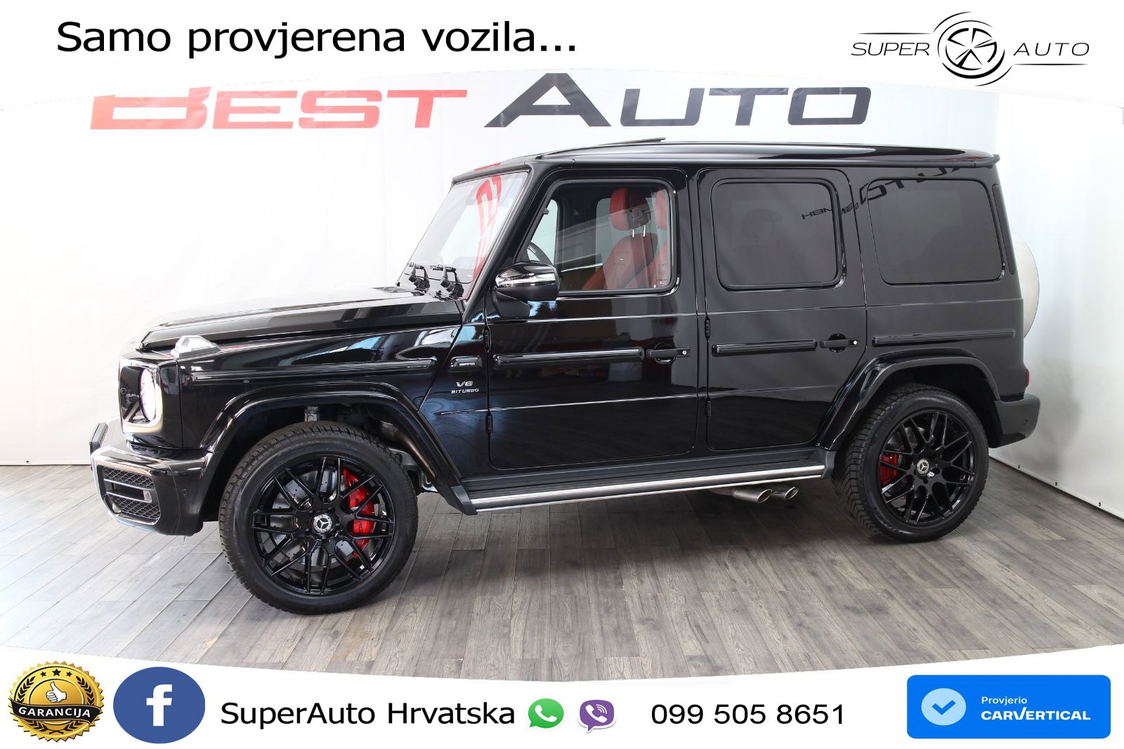 Mercedes AMG G 63 Long V8 (585 KS) 4MATIC 9G-TRONIC AMG SPEEDSHIFT TCT LED+GR SJED+ACC