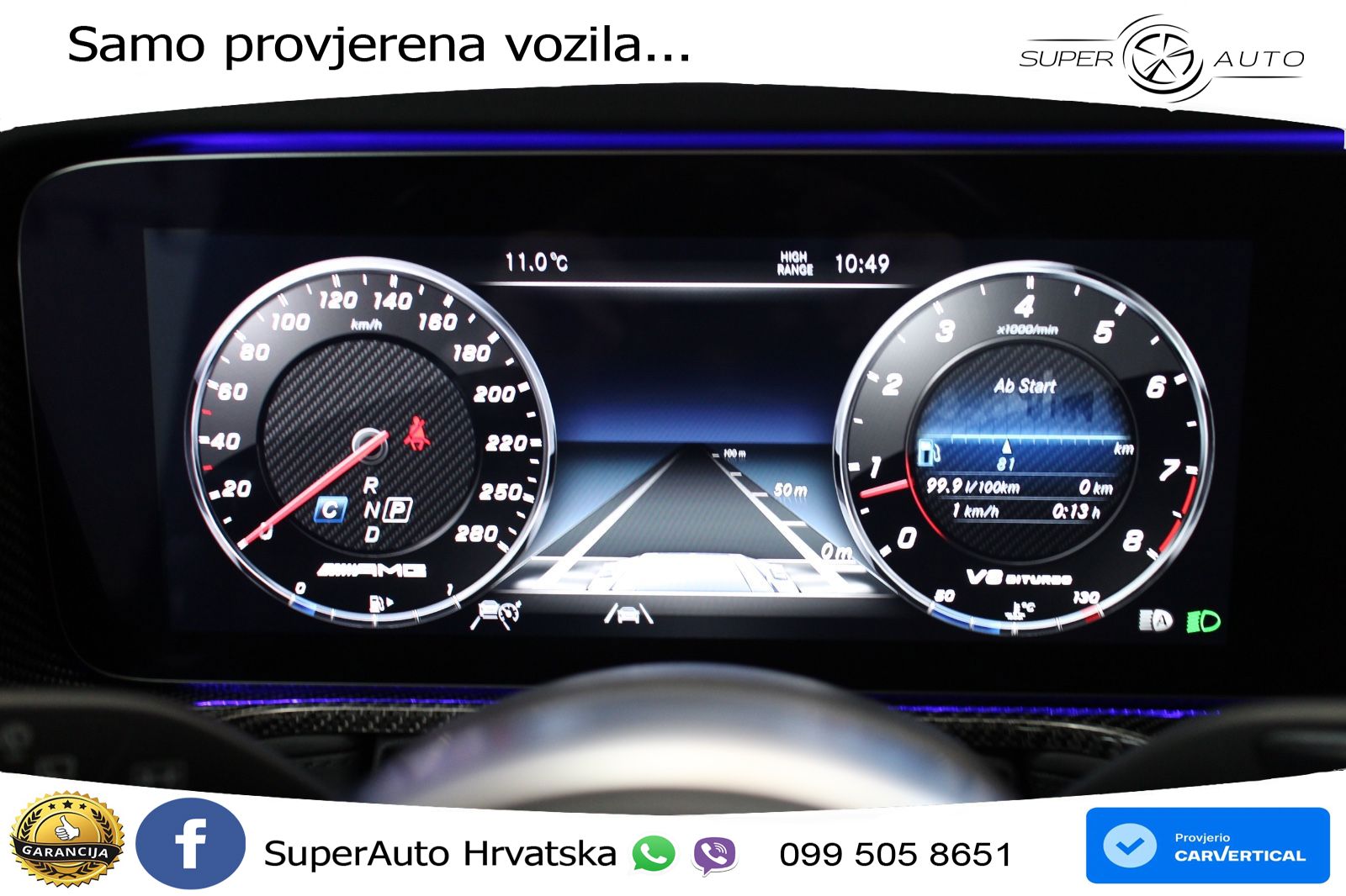 Mercedes AMG G 63 Long V8 (585 KS) 4MATIC 9G-TRONIC AMG SPEEDSHIFT TCT LED+GR SJED+ACC