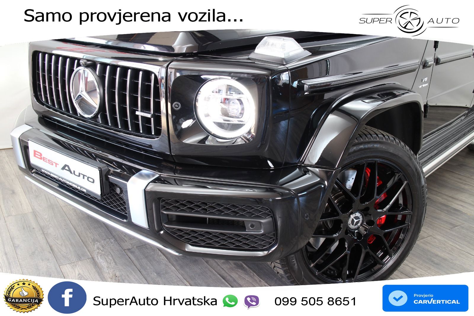 Mercedes AMG G 63 Long V8 (585 KS) 4MATIC 9G-TRONIC AMG SPEEDSHIFT TCT LED+GR SJED+ACC