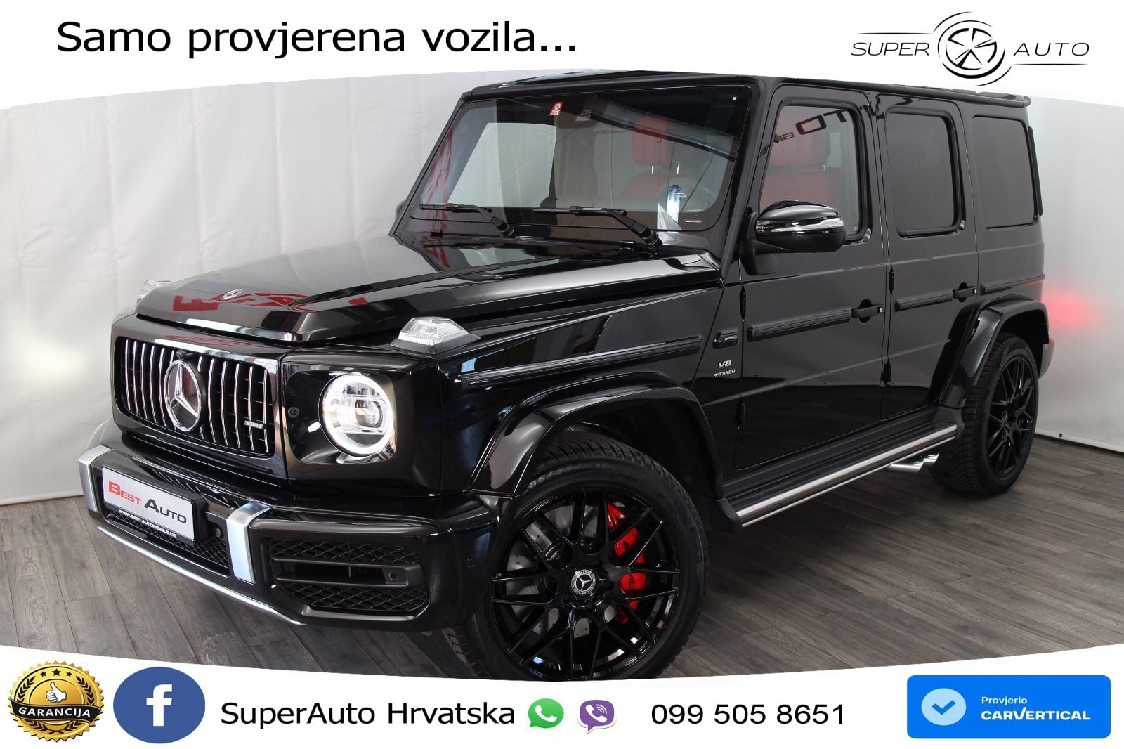 Mercedes AMG G 63 Long V8 (585 KS) 4MATIC 9G-TRONIC AMG SPEEDSHIFT TCT LED+GR SJED+ACC