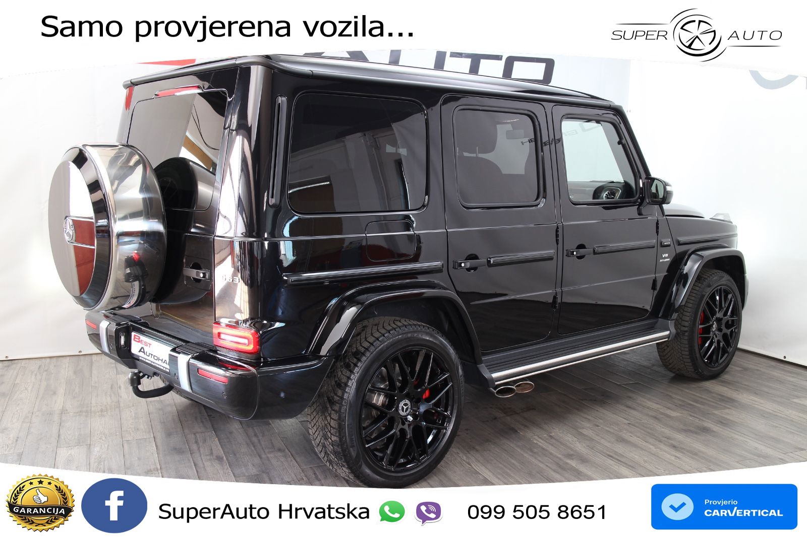 Mercedes AMG G 63 Long V8 (585 KS) 4MATIC 9G-TRONIC AMG SPEEDSHIFT TCT LED+GR SJED+ACC