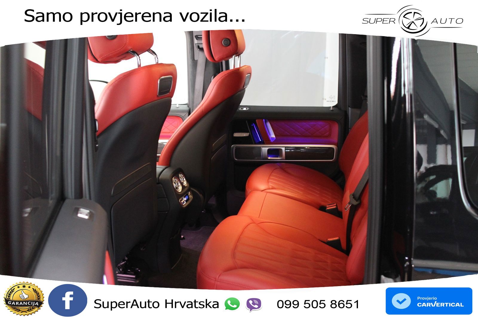 Mercedes AMG G 63 Long V8 (585 KS) 4MATIC 9G-TRONIC AMG SPEEDSHIFT TCT LED+GR SJED+ACC