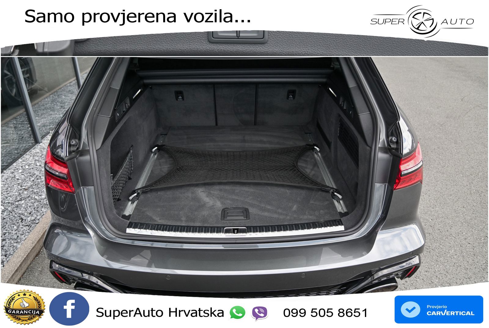 Audi RS6 Avant 4.0 TFSI V8 performance (630 KS)  quattro tiptronic ZRAČNI+ACC+GR SJED+KAM