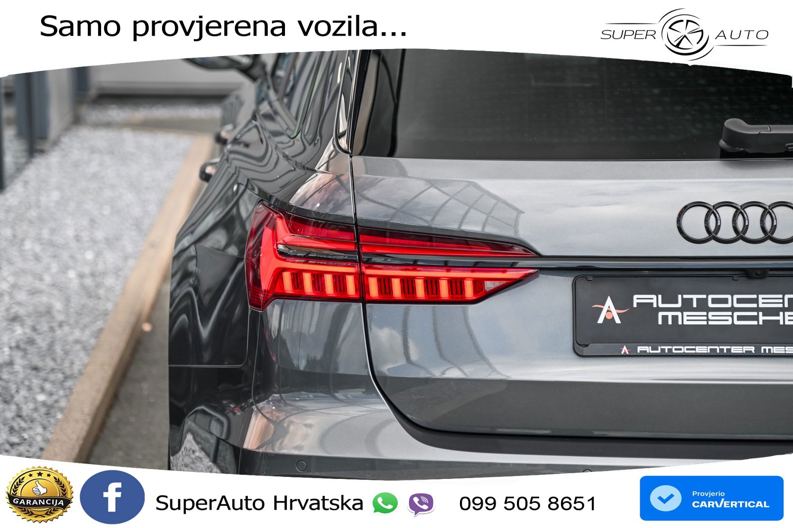 Audi RS6 Avant 4.0 TFSI V8 performance (630 KS)  quattro tiptronic ZRAČNI+ACC+GR SJED+KAM