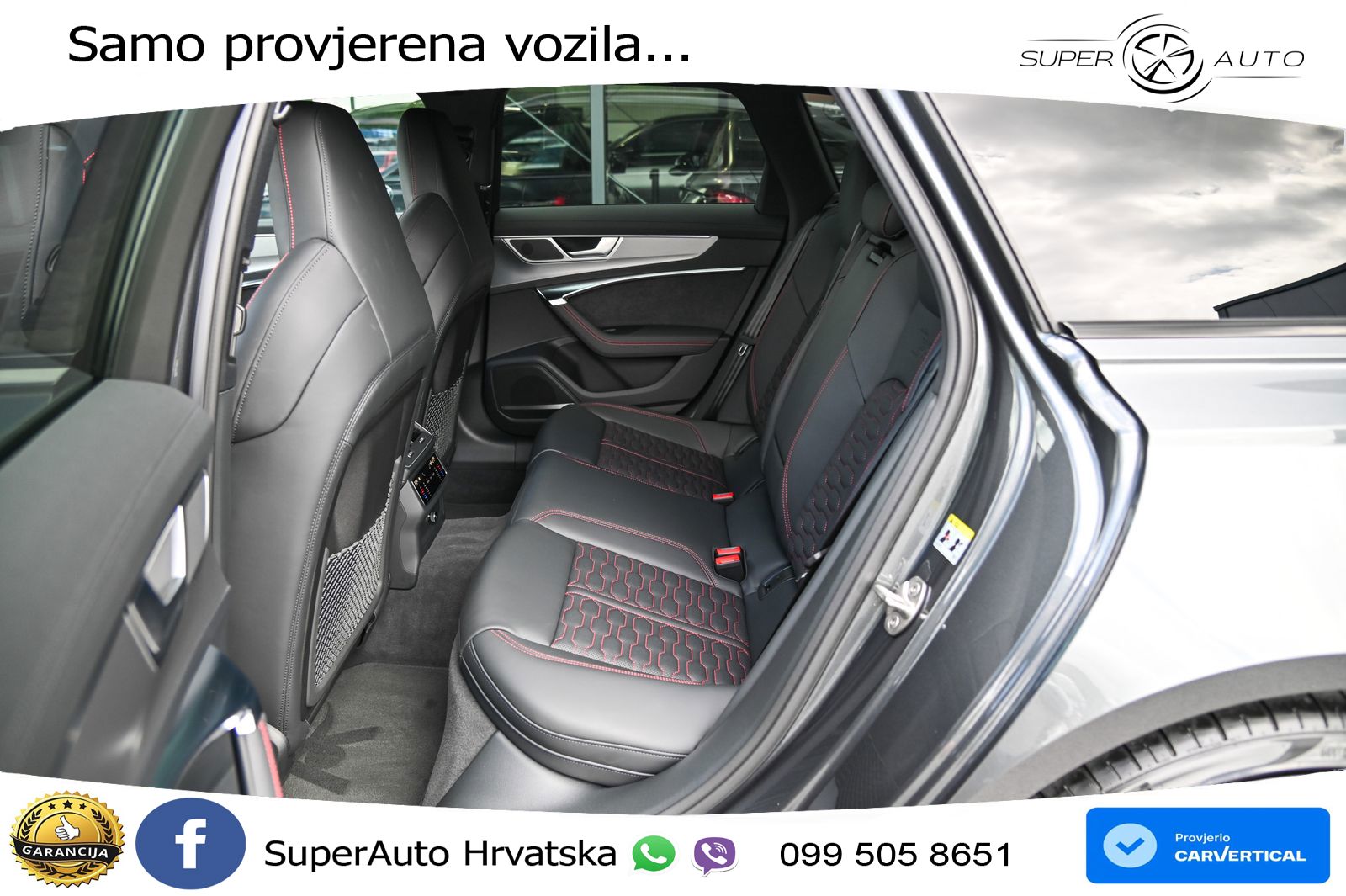 Audi RS6 Avant 4.0 TFSI V8 performance (630 KS)  quattro tiptronic ZRAČNI+ACC+GR SJED+KAM