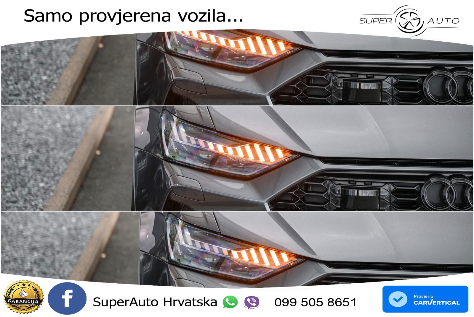 Audi RS6 Avant 4.0 TFSI V8 performance (630 KS)  quattro tiptronic ZRAČNI+ACC+GR SJED+KAM
