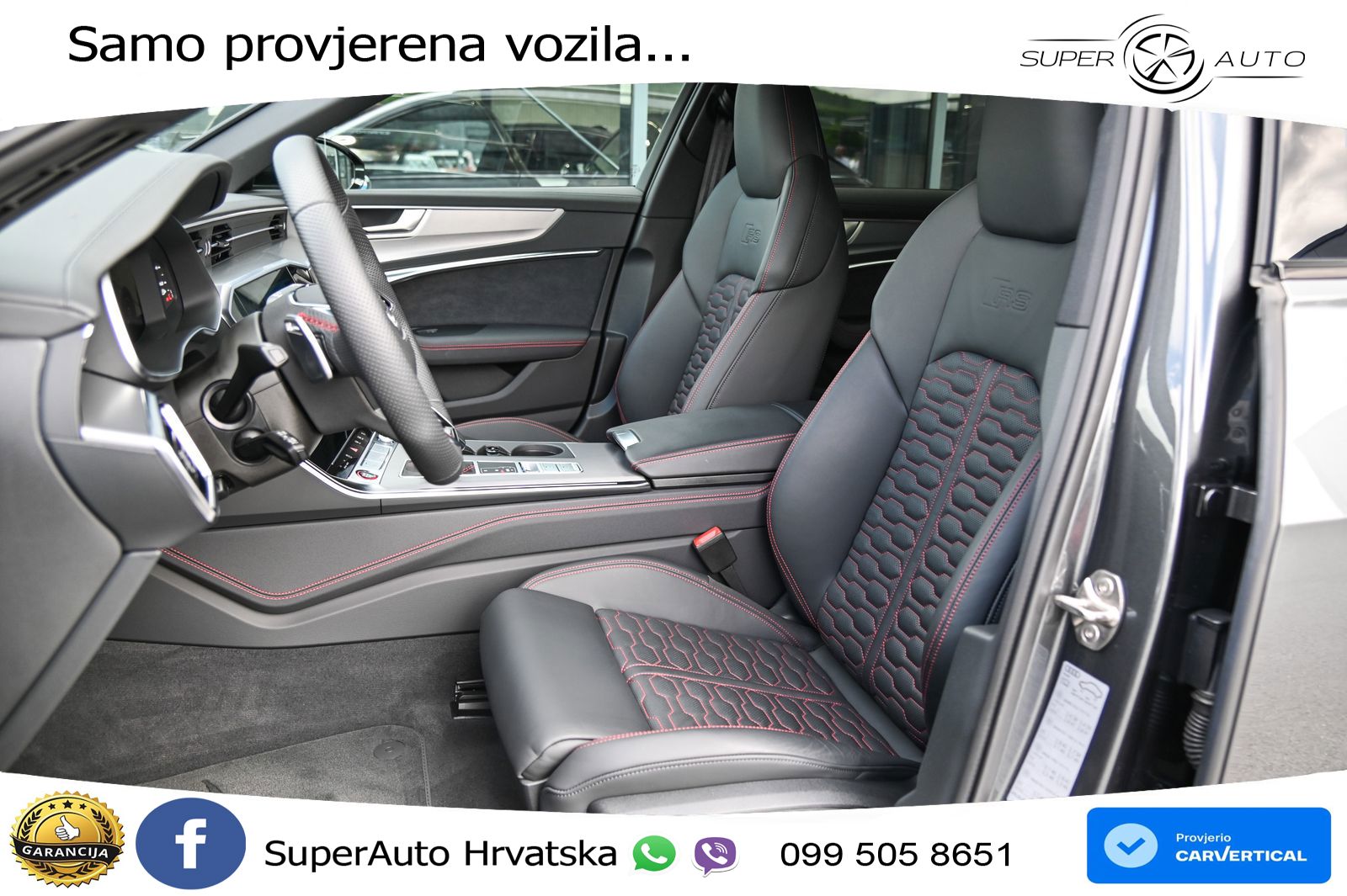 Audi RS6 Avant 4.0 TFSI V8 performance (630 KS)  quattro tiptronic ZRAČNI+ACC+GR SJED+KAM