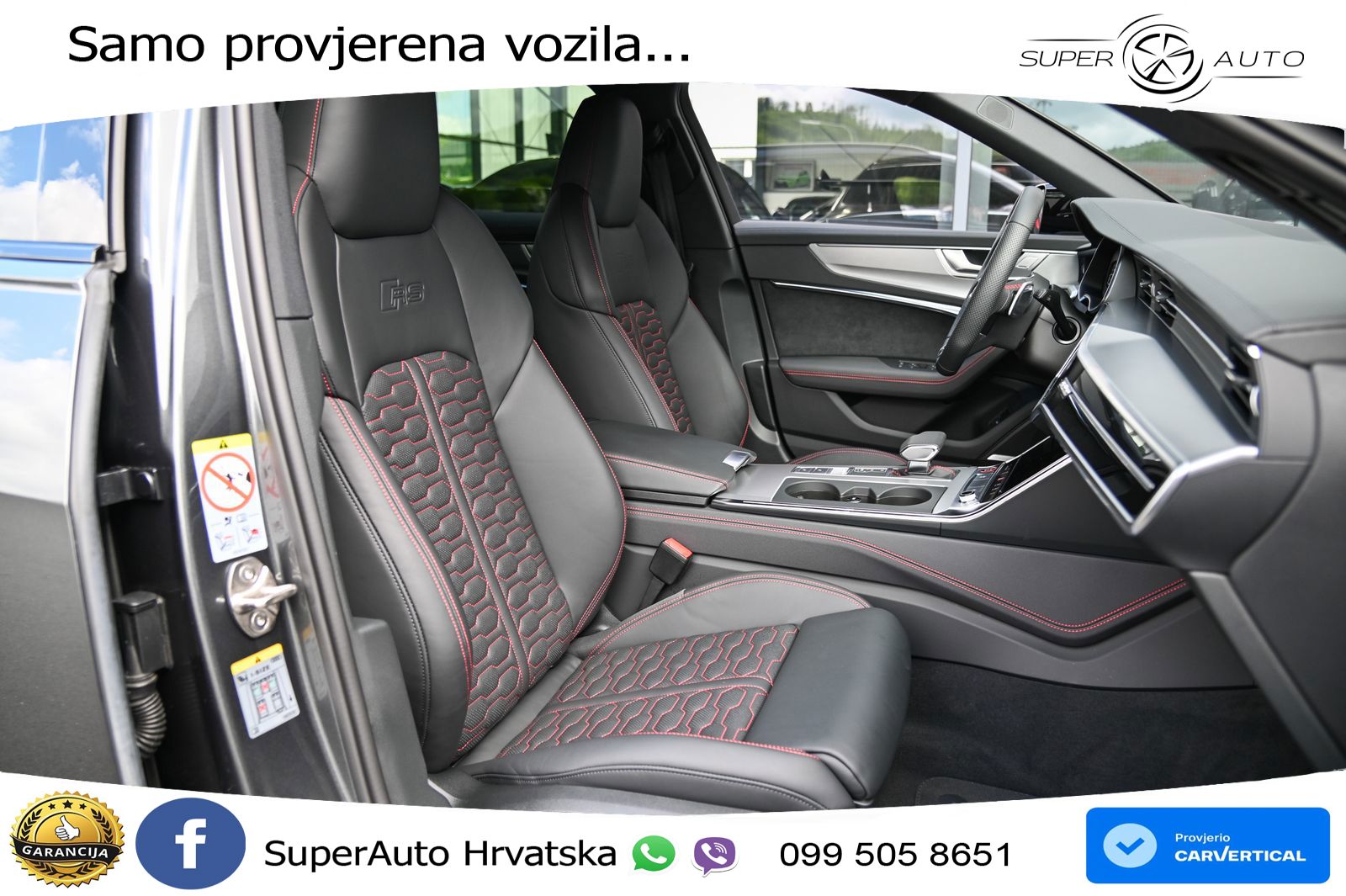 Audi RS6 Avant 4.0 TFSI V8 performance (630 KS)  quattro tiptronic ZRAČNI+ACC+GR SJED+KAM