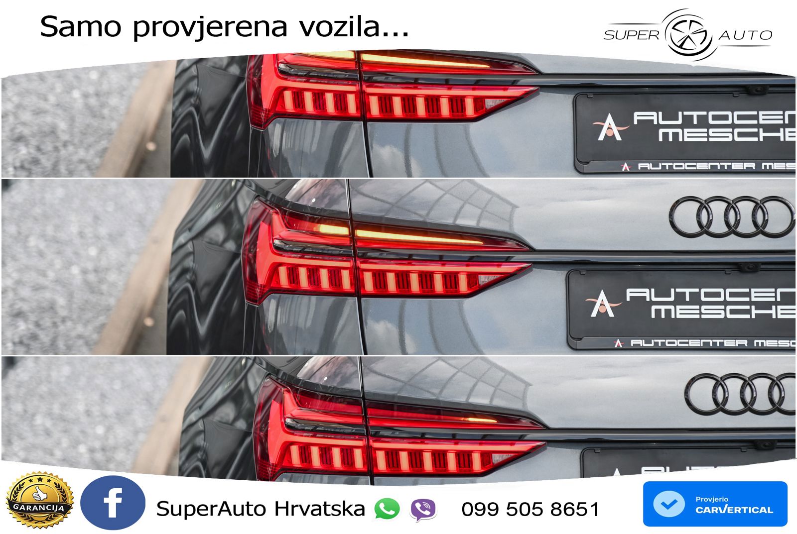 Audi RS6 Avant 4.0 TFSI V8 performance (630 KS)  quattro tiptronic ZRAČNI+ACC+GR SJED+KAM