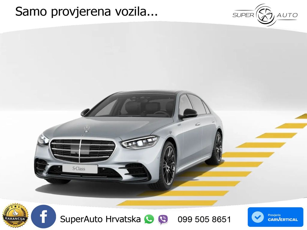 Mercedes S 350d (313 KS) EQ Boost 4MATIC 9G-TRONIC AMG ACC+HEAD+4xGR SJED+360+PANO
