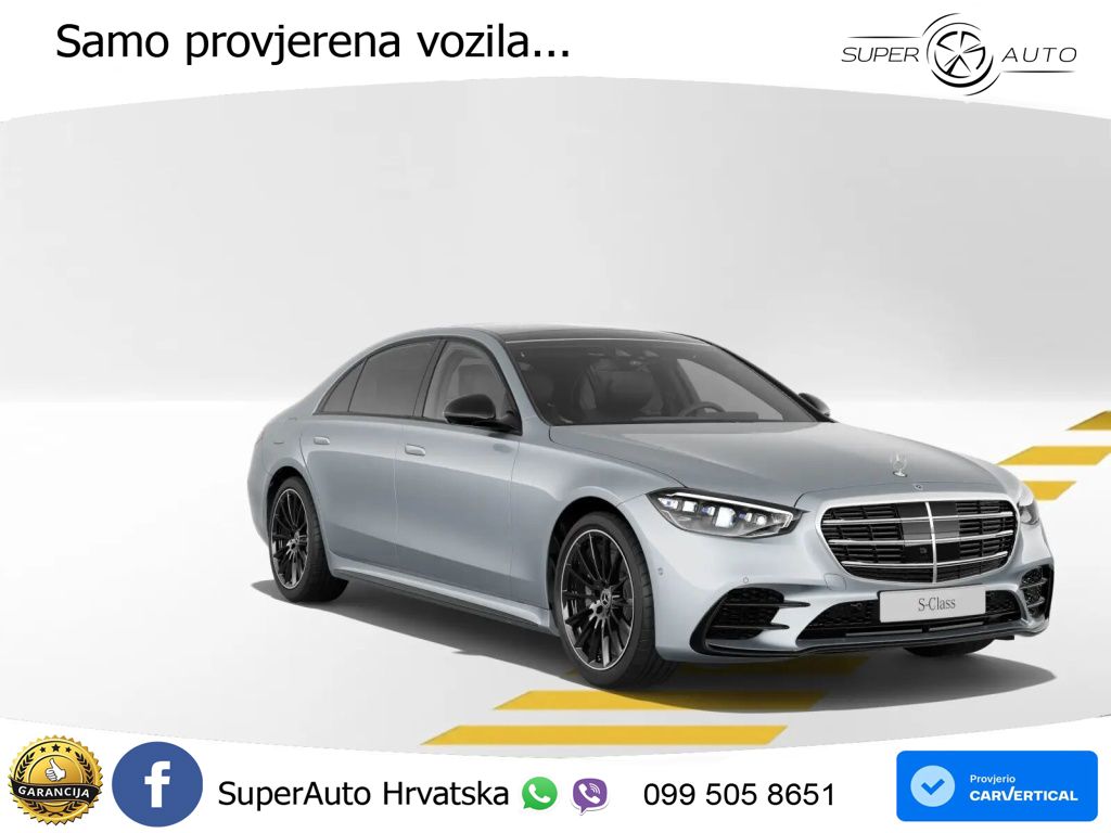 Mercedes S 350d (313 KS) EQ Boost 4MATIC 9G-TRONIC AMG ACC+HEAD+4xGR SJED+360+PANO