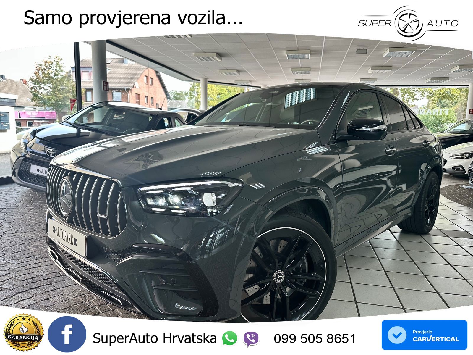 Mercedes GLE Coupe 450d (367 KS) EQ Boost 4MATIC 9G-TRONIC AMG ACC+HEAD+4xGR SJED+360+PANO