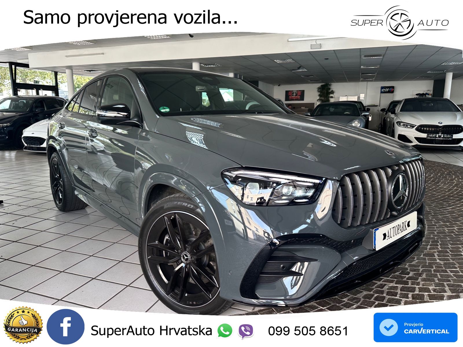 Mercedes GLE Coupe 450d (367 KS) EQ Boost 4MATIC 9G-TRONIC AMG ACC+HEAD+4xGR SJED+360+PANO