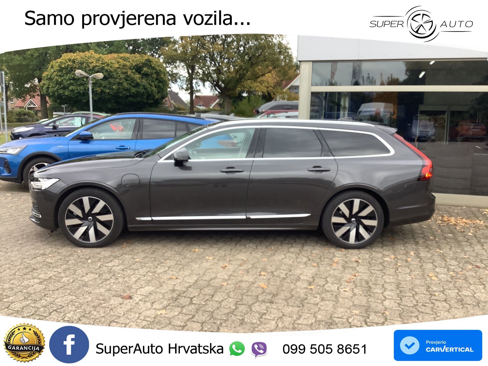 Volvo V90 Recharge T8 AWD Geartronic ZRAČNI+ACC+GR SJED+KAM+PANO
