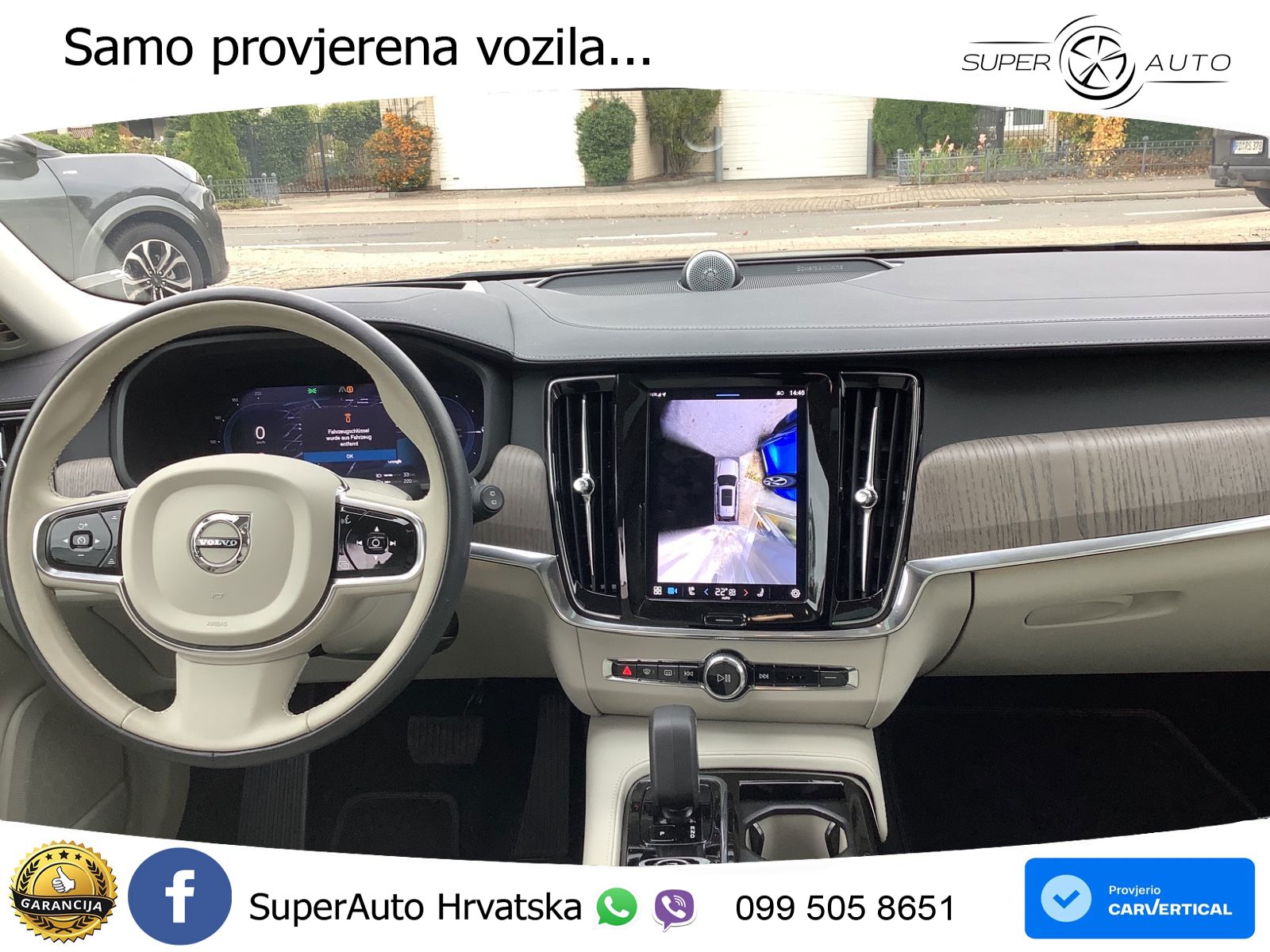 Volvo V90 Recharge T8 AWD Geartronic ZRAČNI+ACC+GR SJED+KAM+PANO