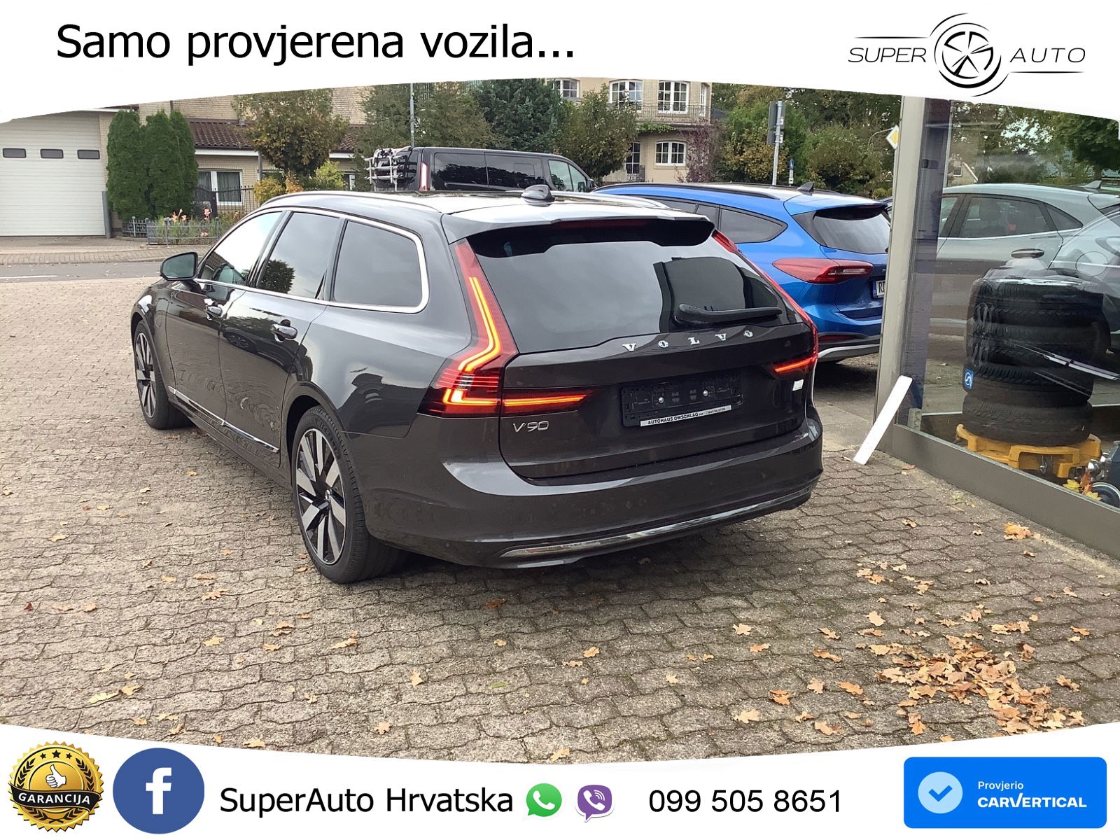 Volvo V90 Recharge T8 AWD Geartronic ZRAČNI+ACC+GR SJED+KAM+PANO